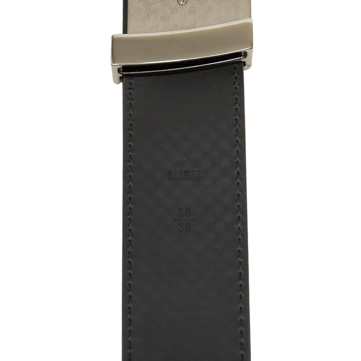 Louis Vuitton Damier Réversible Initiales Ceinture Mini Daim