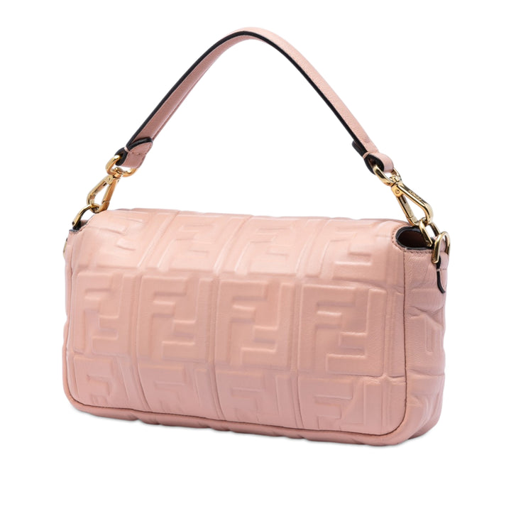 Fendi Zucca embossé Cuir Baguette Sac