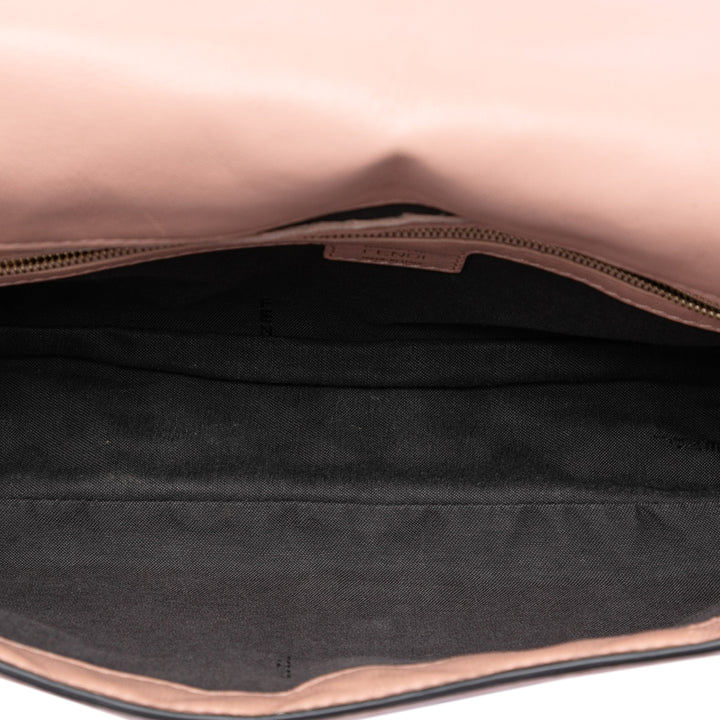 Fendi Zucca embossé Cuir Baguette Sac