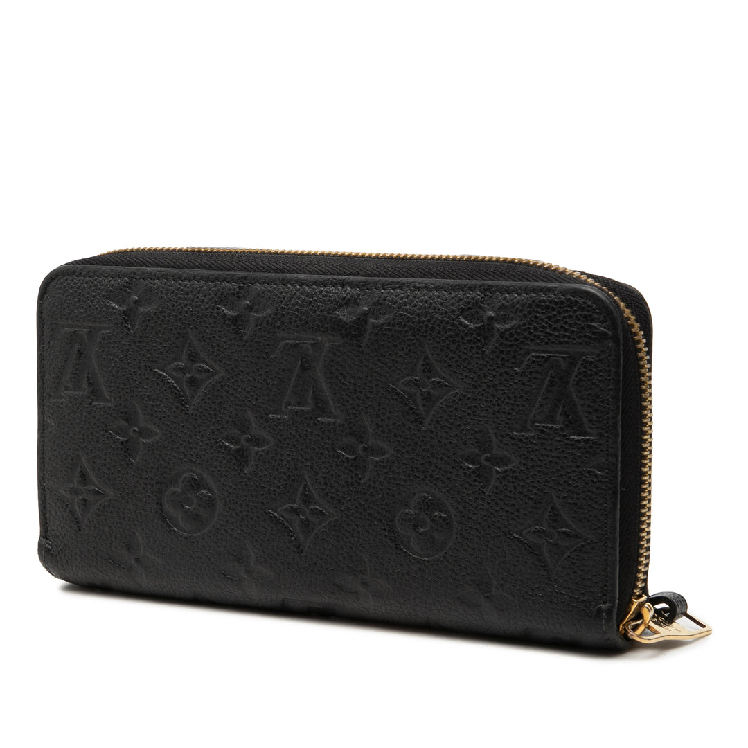 Louis Vuitton Monogram Empreinte Zippy Portefeuille long