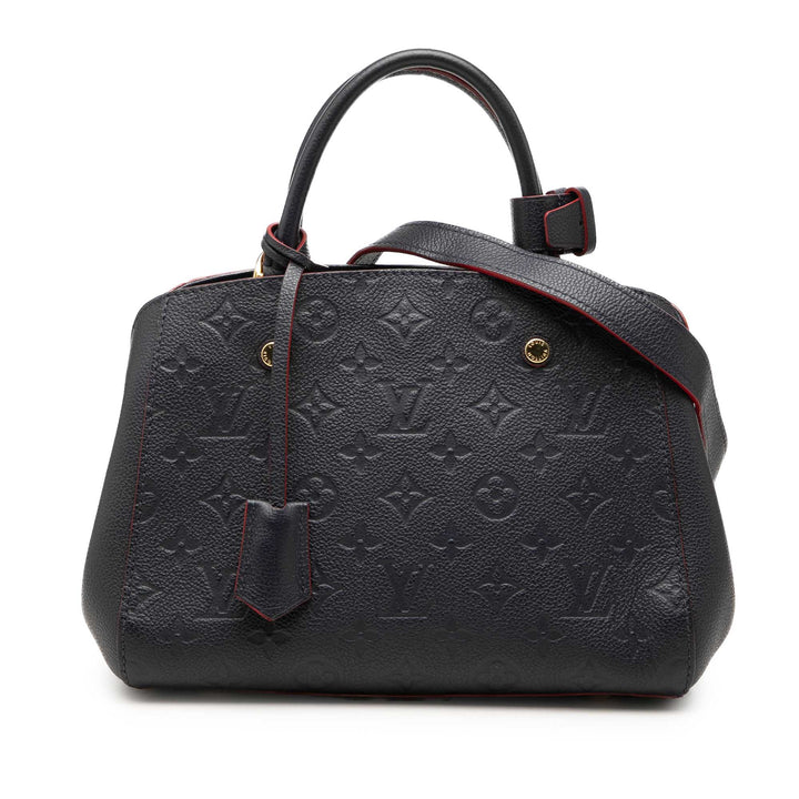 Montaigne BB Monogram Empreinte Bleu