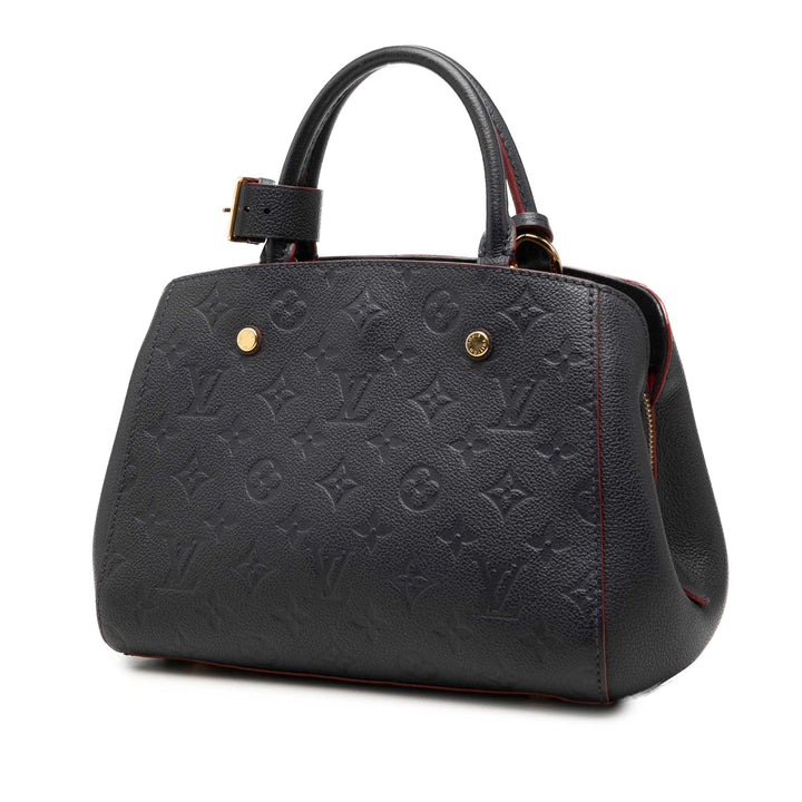 Montaigne BB Monogram Empreinte Bleu