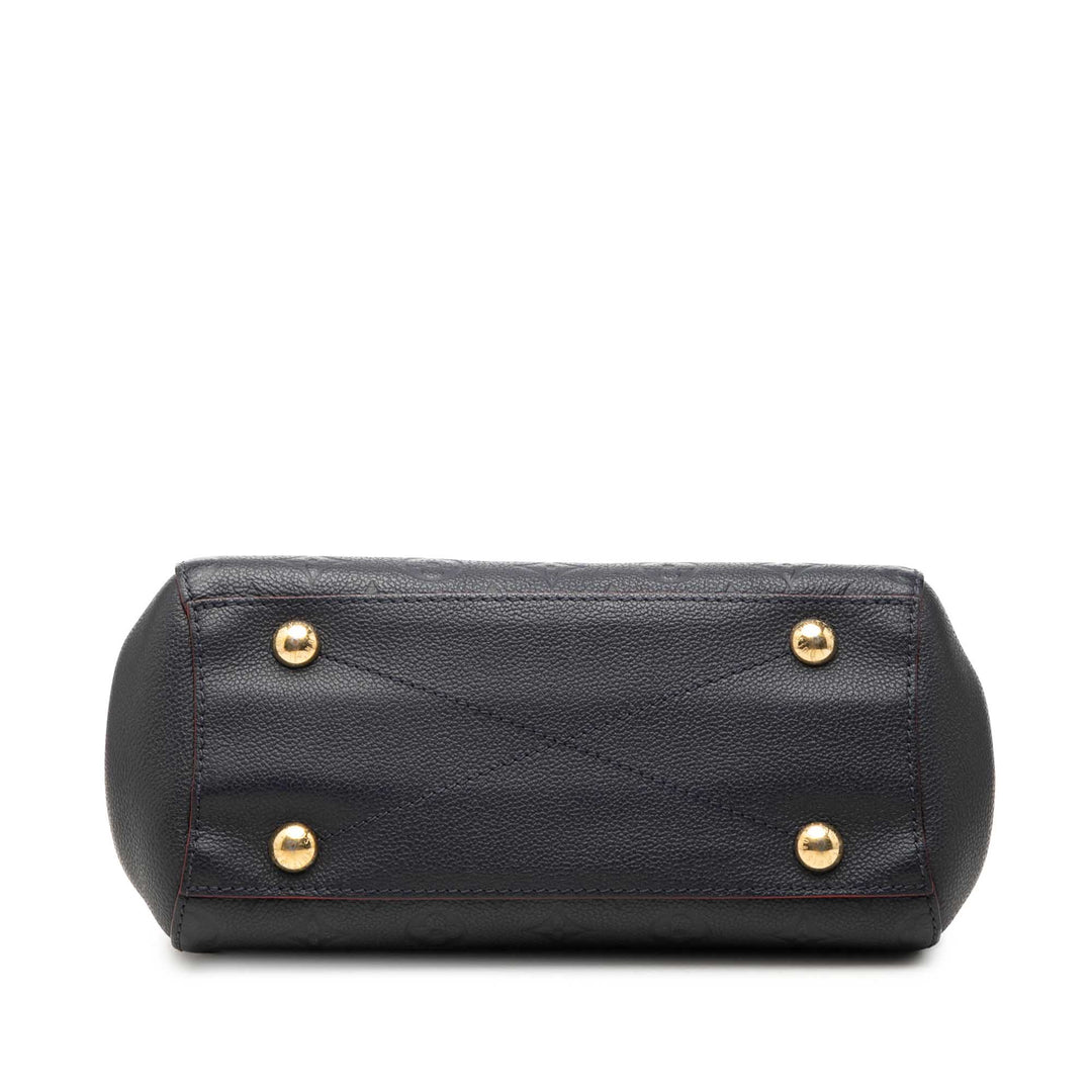 Montaigne BB Monogram Empreinte Bleu