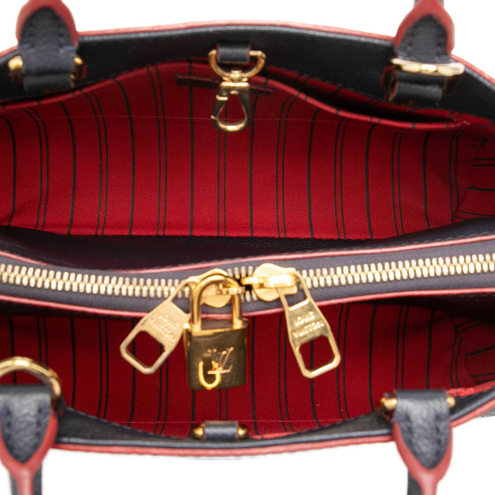 Montaigne BB Monogram Empreinte Bleu