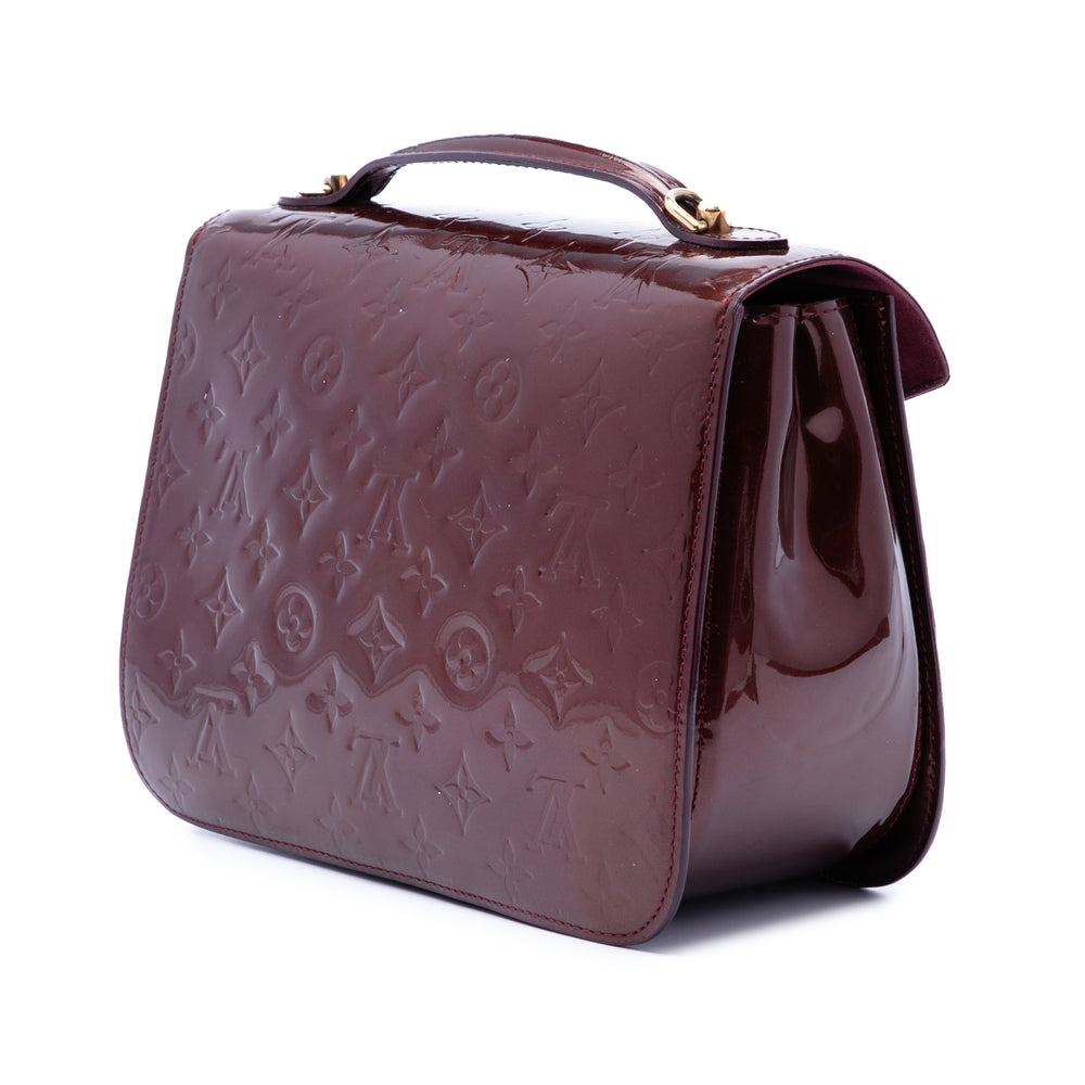 Louis Vuitton Sac à main Mirada Monogram Cuir verni Rouge – vue 2 – GABY PARIS