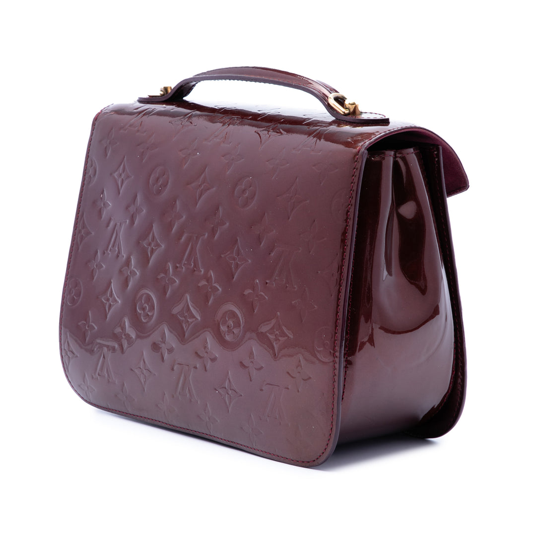 Louis Vuitton Sac à main Mirada Monogram Cuir verni Rouge – vue 2 – GABY PARIS