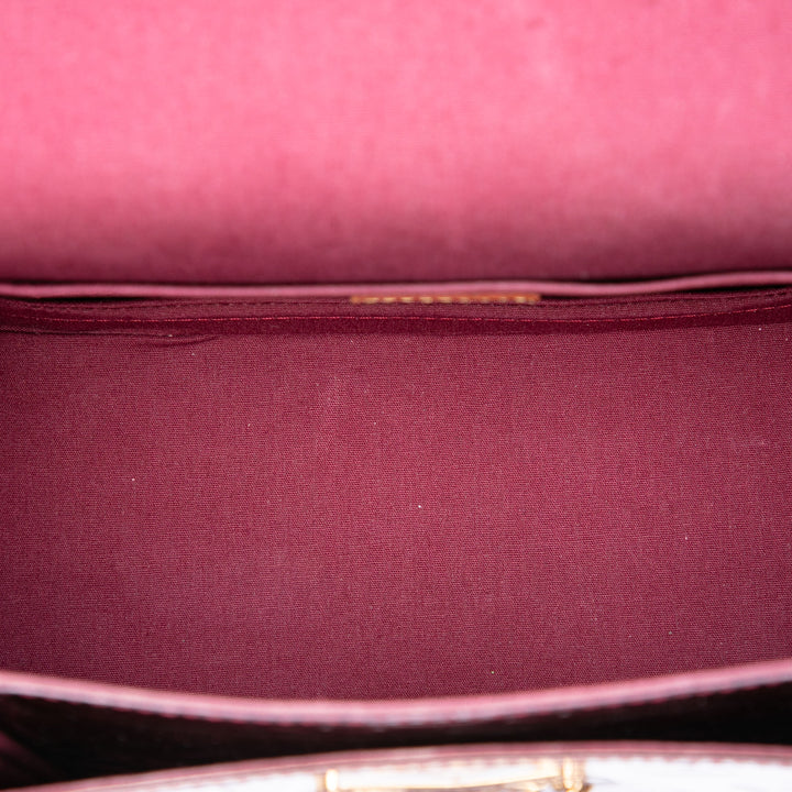 Louis Vuitton Sac à main Mirada Monogram Cuir verni Rouge – vue 4 – GABY PARIS