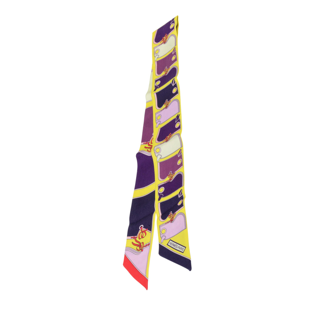 Hermès Camails Twilly Jaune – vue principale – GABY PARIS