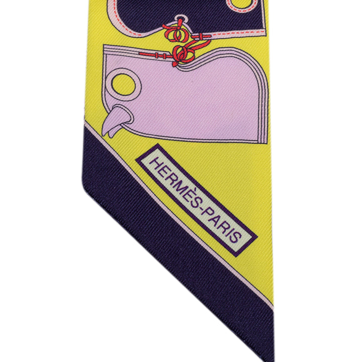 Hermès Camails Twilly Jaune – vue 2 – GABY PARIS
