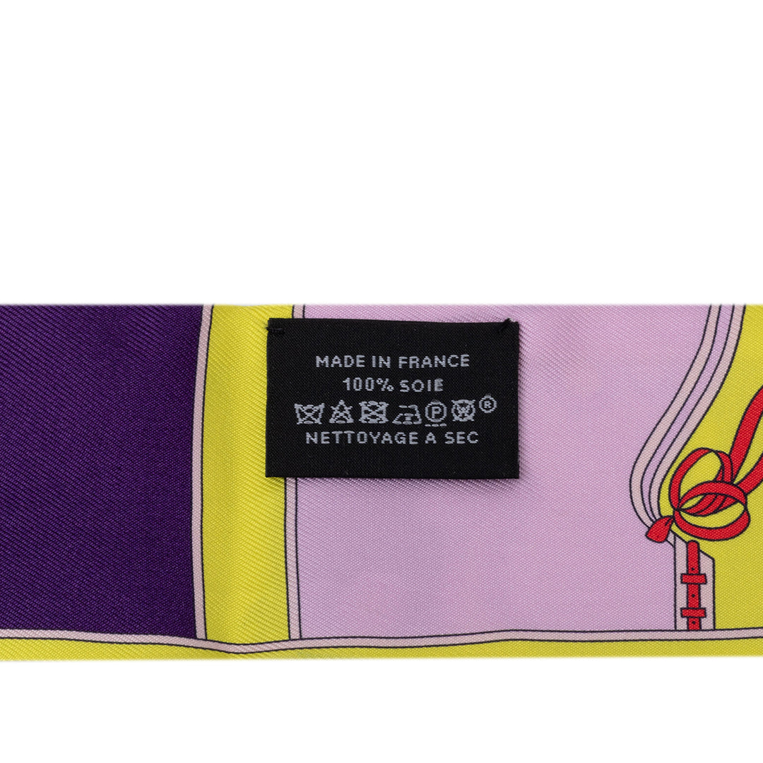 Hermès Camails Twilly Jaune – vue 3 – GABY PARIS