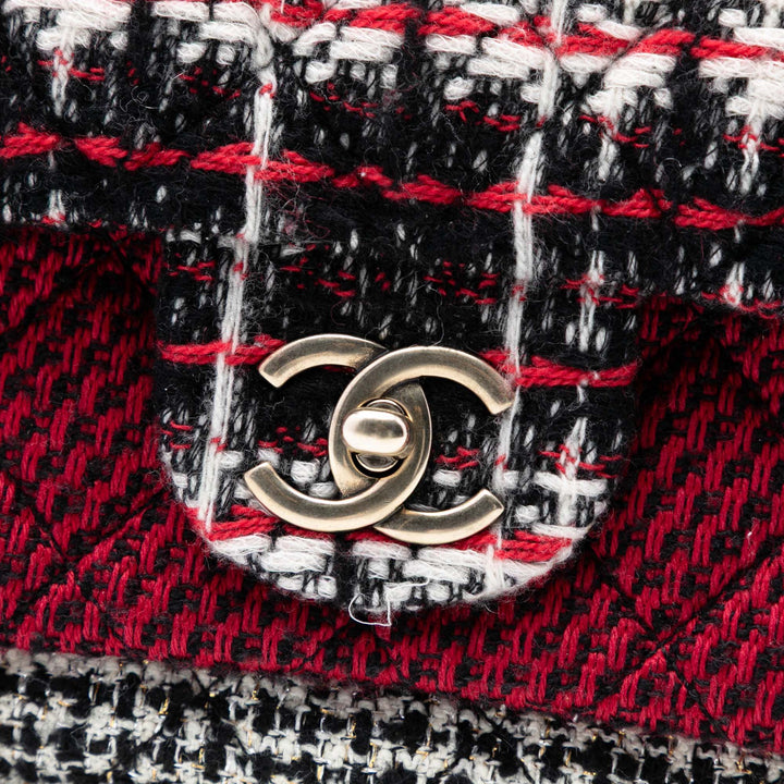 Chanel Medium CC Tweed Multi Print Double rabat – GABY PARIS Authentique