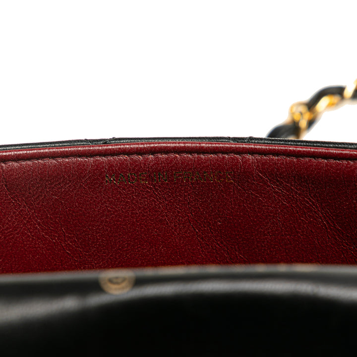 Chanel Mini Square Classic Cuir d’agneau Simple rabat Noir – GABY PARIS Authentique