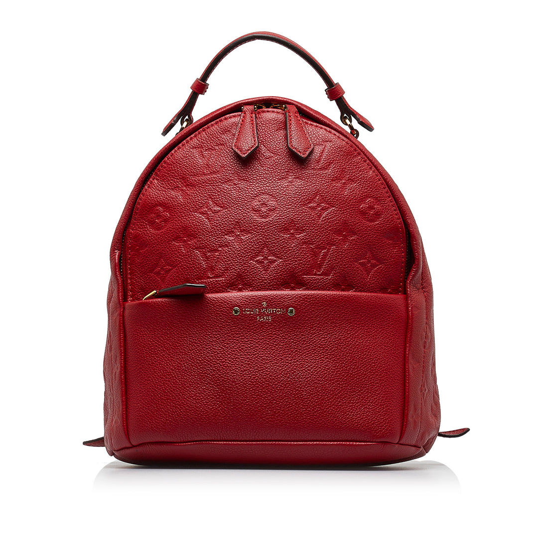 Monogram Empreinte Sorbonne Red - Gaby Paris