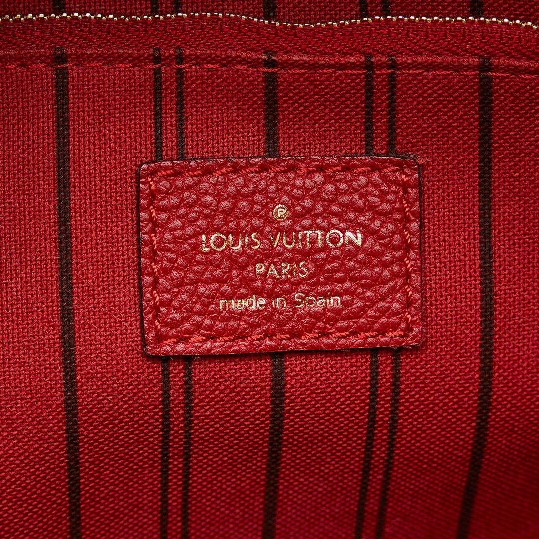 Monogram Empreinte Sorbonne Red - Gaby Paris