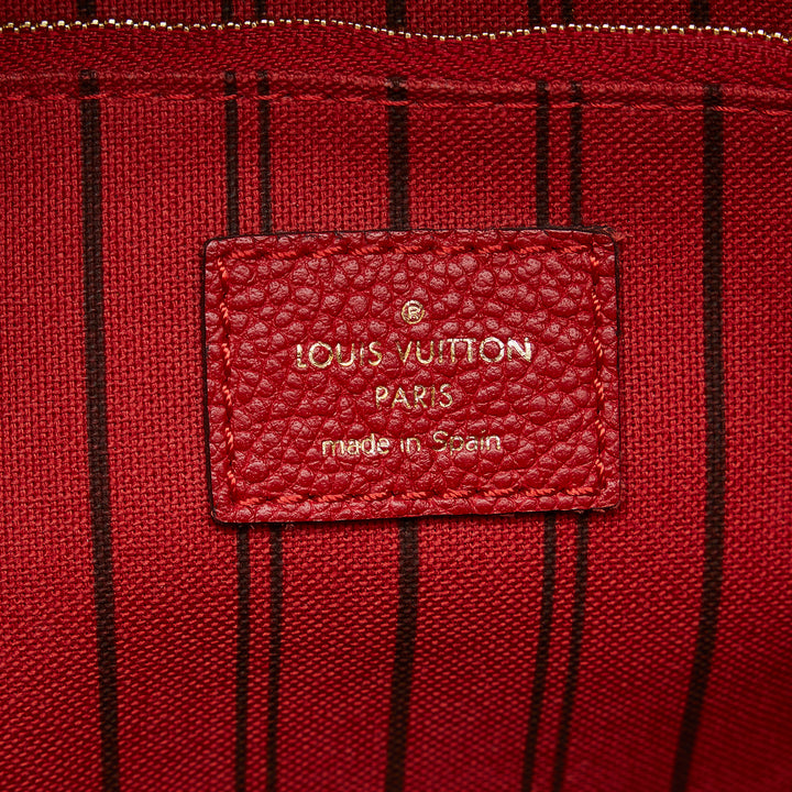 Monogram Empreinte Sorbonne Red - Gaby Paris