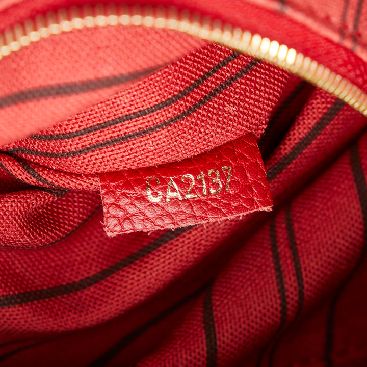 Monogram Empreinte Sorbonne Red - Gaby Paris