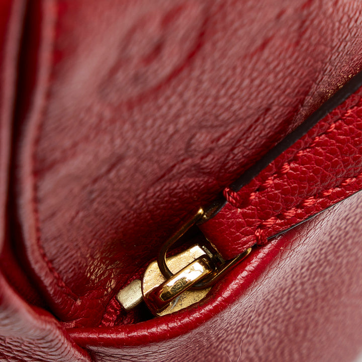 Monogram Empreinte Sorbonne Red - Gaby Paris