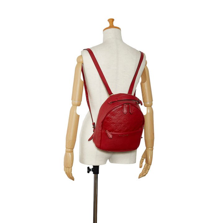 Monogram Empreinte Sorbonne Red - Gaby Paris