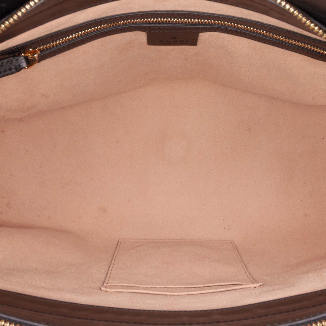 Medium Guccissima Soft Signature Tote Black - Gaby Paris