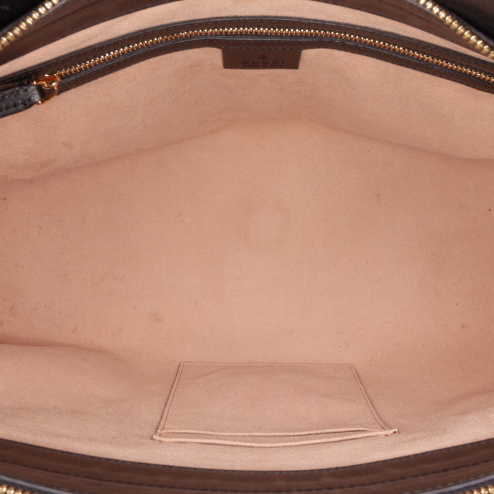 Medium Guccissima Soft Signature Tote Black - Gaby Paris