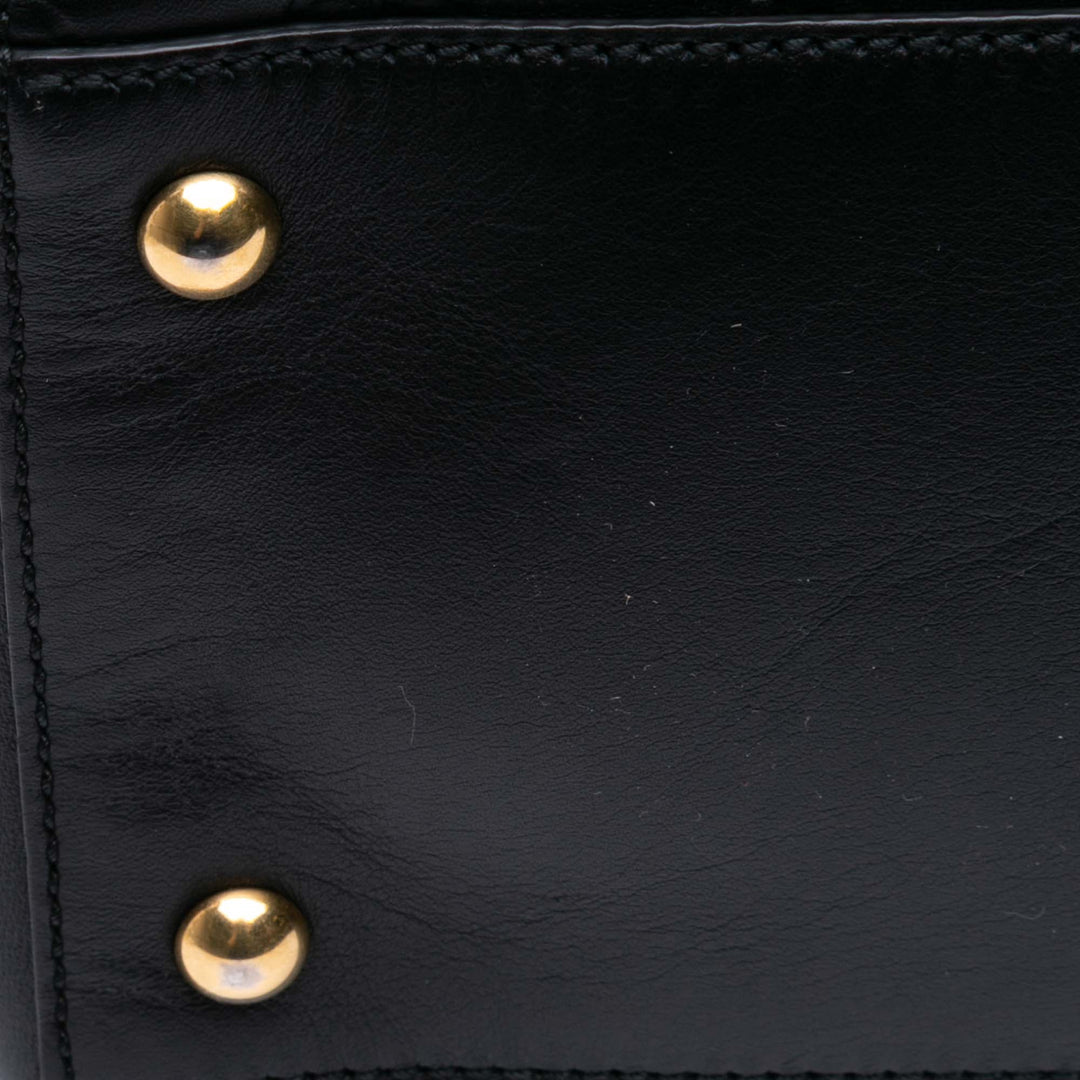 Medium Guccissima Soft Signature Tote Black - Gaby Paris