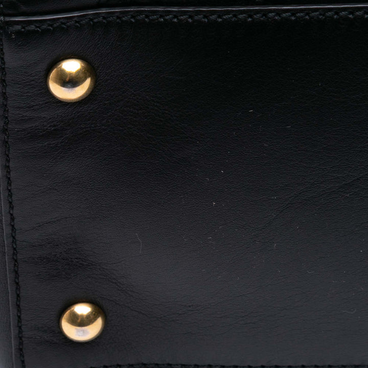 Medium Guccissima Soft Signature Tote Black - Gaby Paris