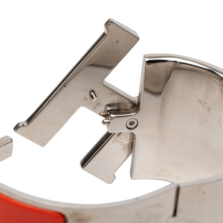 Hermès Extra Wide Émail Clic Clac H Bracelet PM