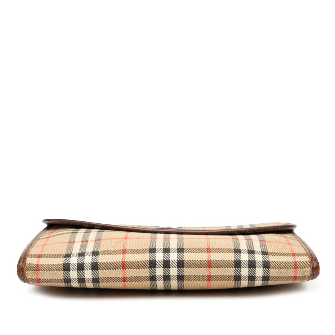 Burberry Haymarket Check Toile Pochette