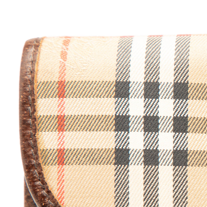 Burberry Haymarket Check Toile Pochette