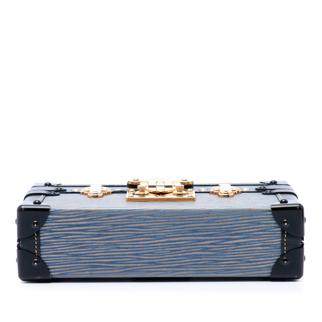 Louis Vuitton Sac bandoulière Malle Épi Petite Bleu – vue 3 – GABY PARIS