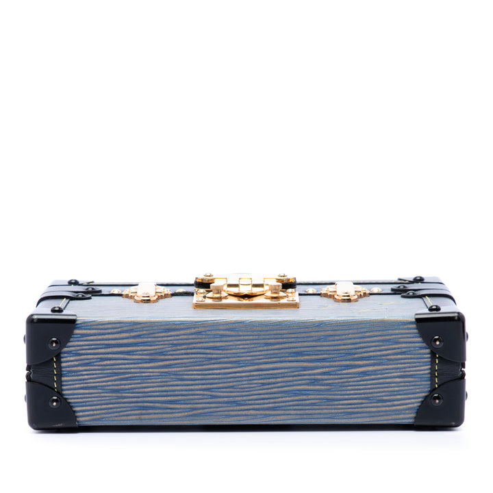 Louis Vuitton Sac bandoulière Malle Épi Petite Bleu – vue 3 – GABY PARIS