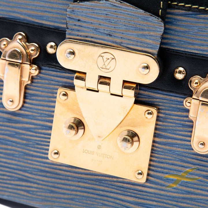 Louis Vuitton Sac bandoulière Malle Épi Petite Bleu – vue 5 – GABY PARIS