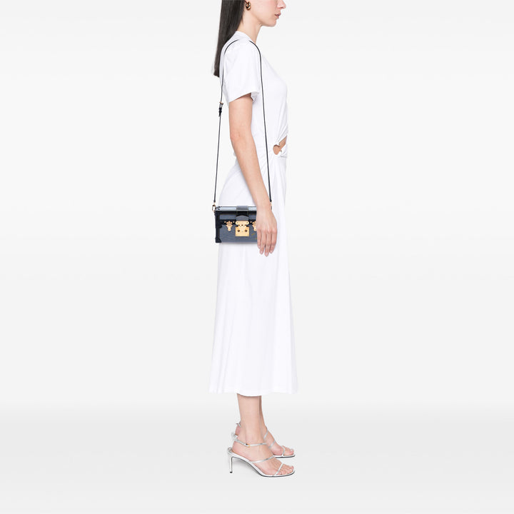 Louis Vuitton Sac bandoulière Malle Épi Petite Bleu – vue 6 – GABY PARIS