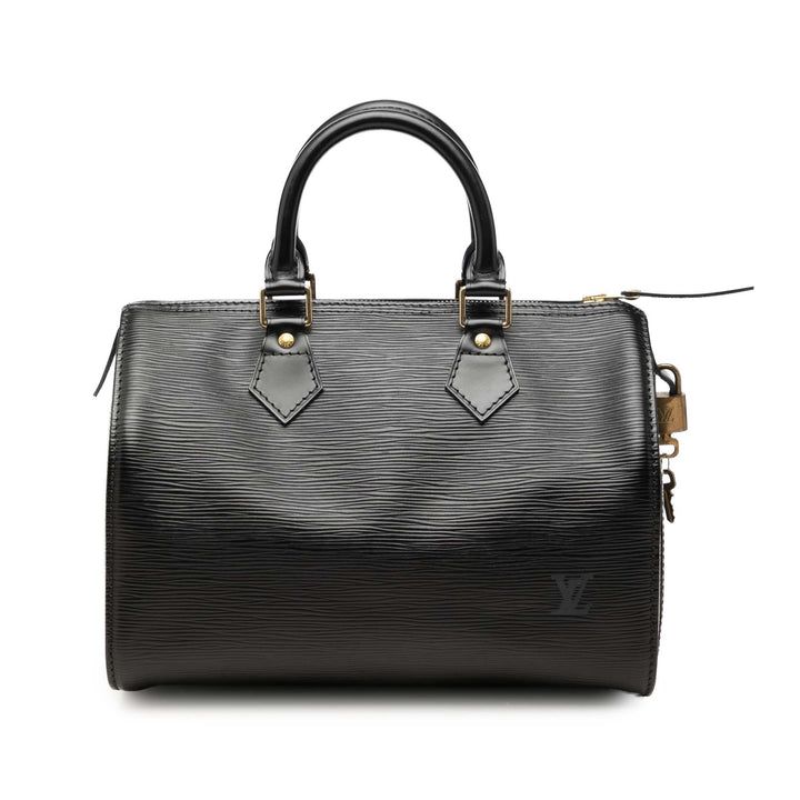 Louis Vuitton Speedy 25 Épi Noir – vue principale – GABY PARIS