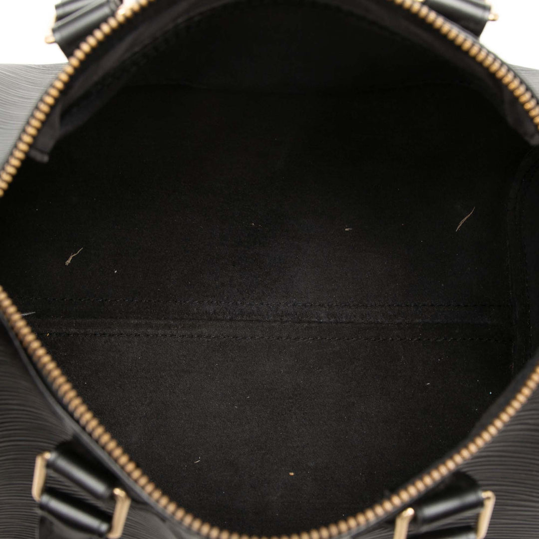 Louis Vuitton Speedy 25 Épi Noir – vue 4 – GABY PARIS