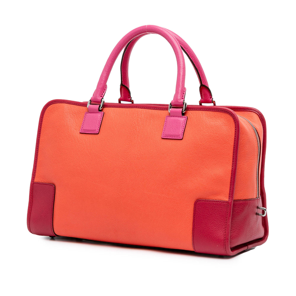 Tricolor Leather Amazona 36 Orange - Gaby Paris