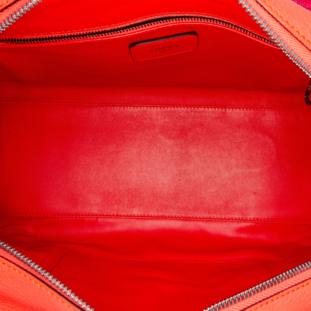 Tricolor Leather Amazona 36 Orange - Gaby Paris