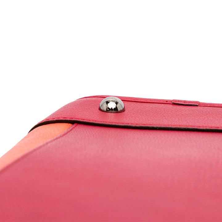 Tricolor Leather Amazona 36 Orange - Gaby Paris