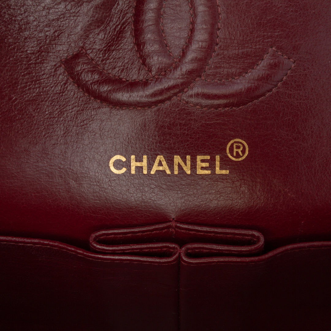 Chanel Small Classic Cuir d’agneau Double rabat Noir