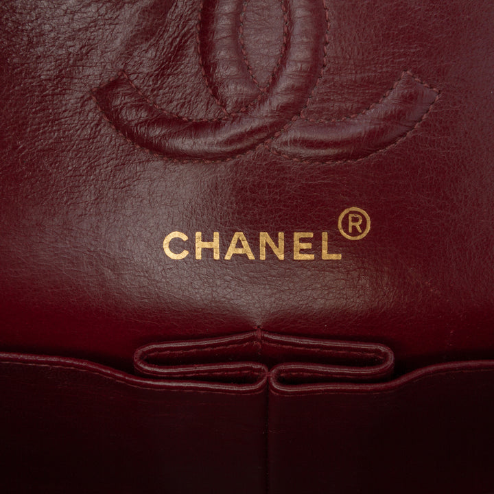 Chanel Small Classic Cuir d’agneau Double rabat Noir
