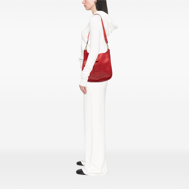 Hermès Sac bandoulière Courchevel Evelyne I 33 Rouge – vue 6 – GABY PARIS