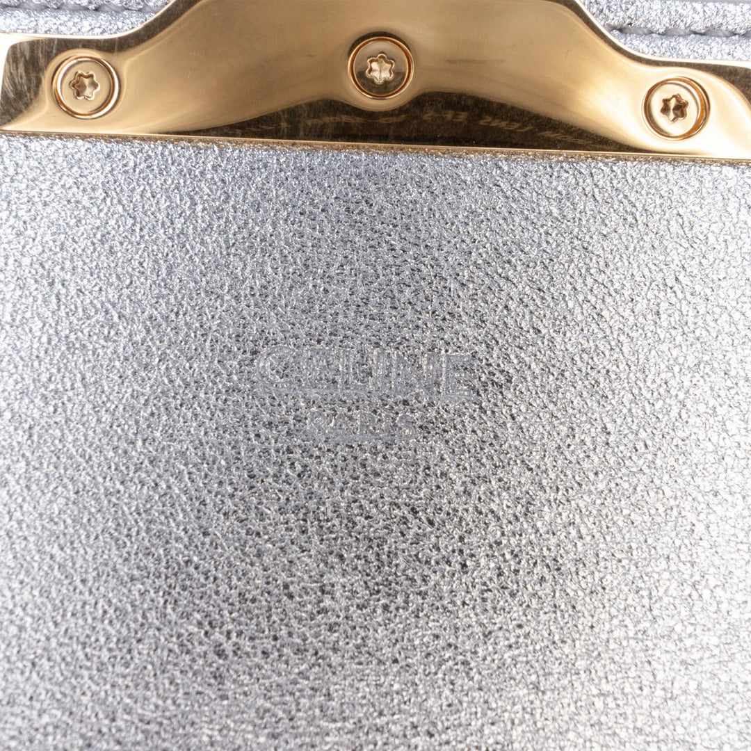 Celine Triomphe All Over Laminated Cuir de veau Claude Sac bandoulière