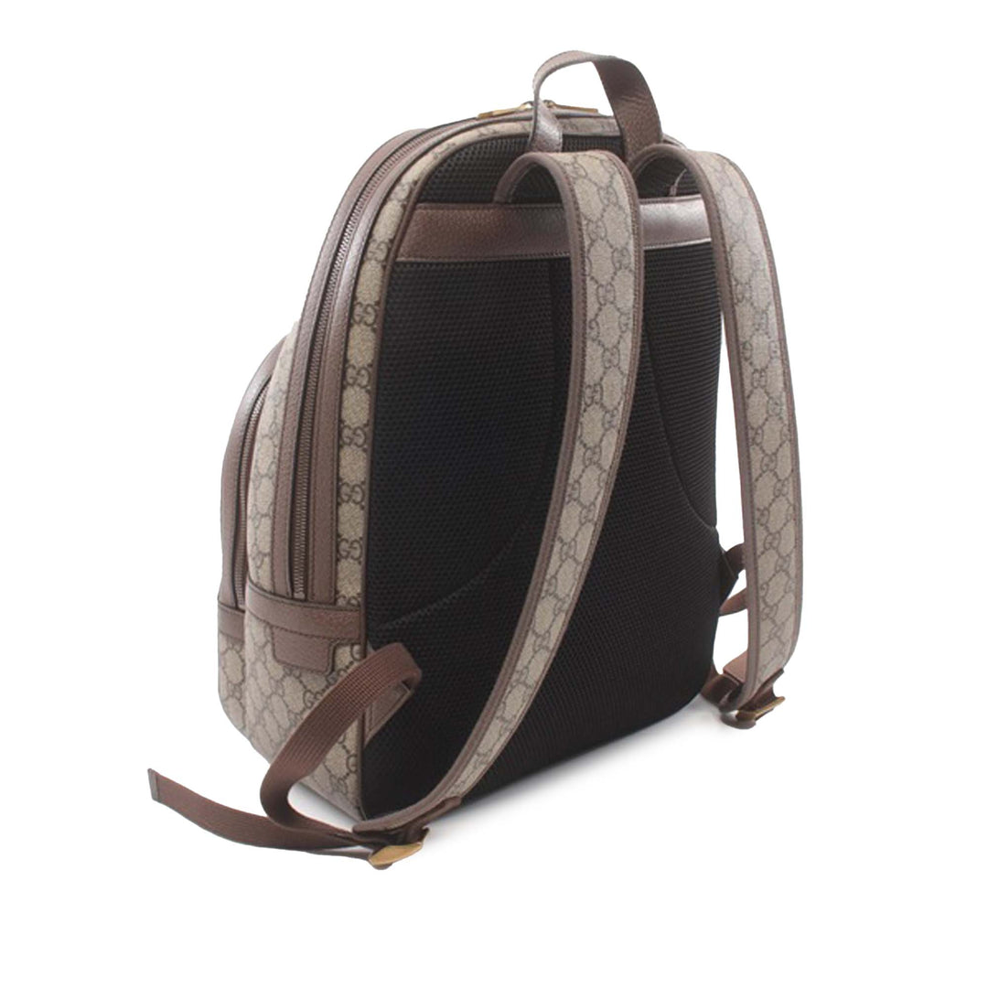 Medium GG Supreme Ophidia Backpack Brown - Gaby Paris