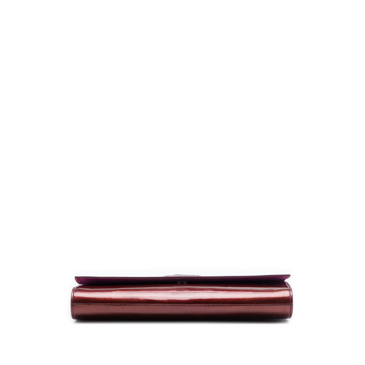 Saint Laurent Large Cuir verni Belle De Jour Pochette