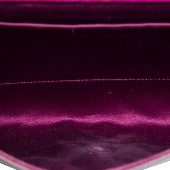 Saint Laurent Large Cuir verni Belle De Jour Pochette