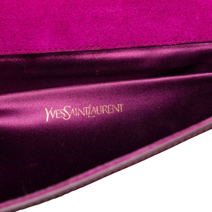 Saint Laurent Large Cuir verni Belle De Jour Pochette