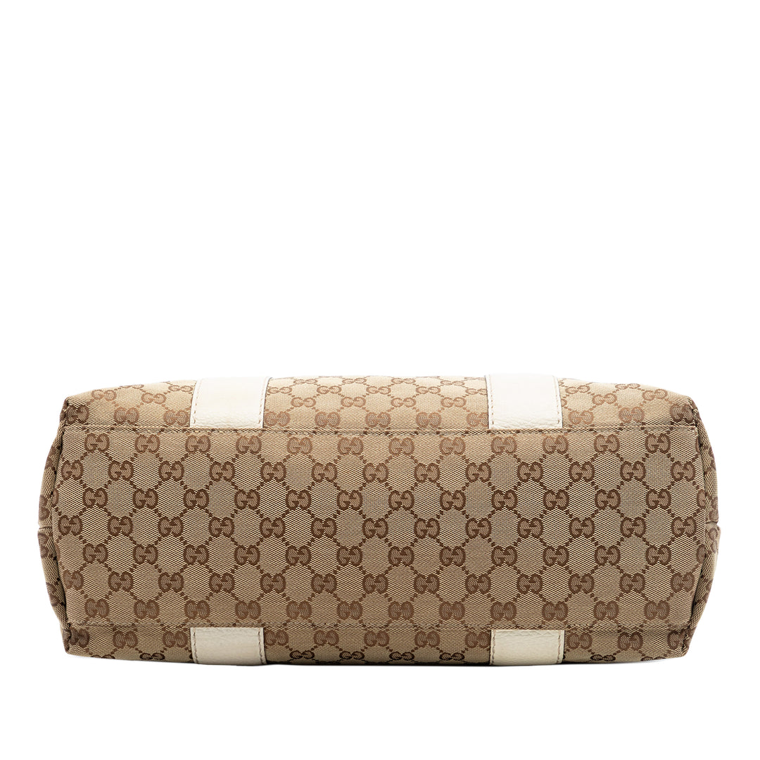 Gucci Medium GG Toile Bamboo Libeccio Cabas