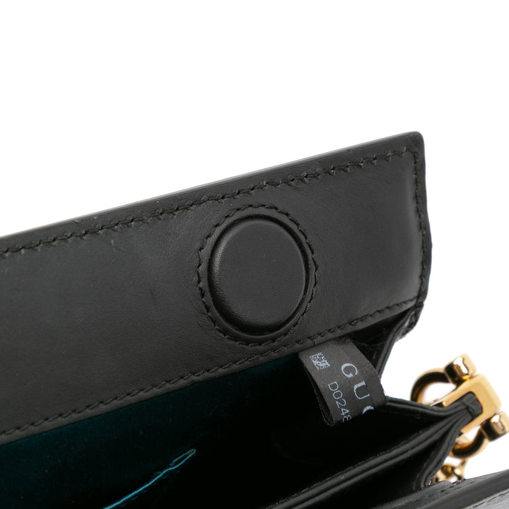 Small Suede Ophidia Chain Crossbody Red - Gaby Paris