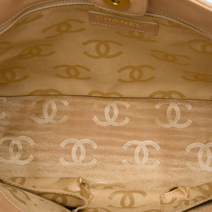 Chanel Cuir d'agneau Triple CC Cabas