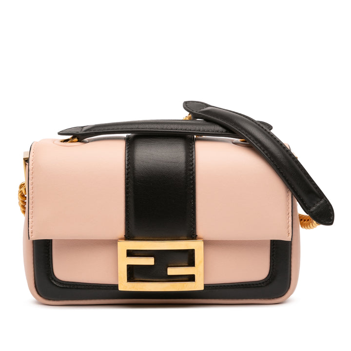 Fendi Mini Bicolor Nappa Apolo Sac à chaîneuette Sac bandoulière